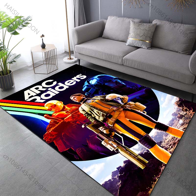 Classic Games A-RC R-Raiders Print Rug Carpet for Living Room Children's Bedroom Mat Sofa Doormat Rug Home Decor Anti Slip Mat