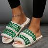 Fashion Women Slippers New Summer Fashion Flat Sandals Luxury Outdoor Beach Slippers Female Trend Brand Designer Shoes Home Slides Women
