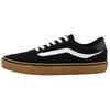 Vans Brooklyn LS Нескользящие Износостойкие Низкие Кеды для Скейтборда Мужские Черно-Белые Кроссовки VN000D7QB9M