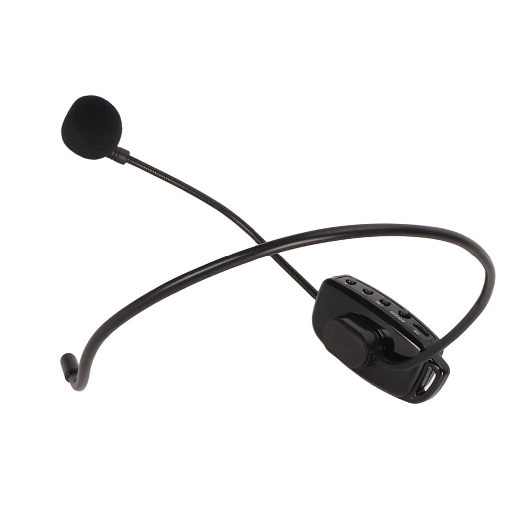 2.4G Беспроводная микрофонная гарнитура с шумоподавлением, стабильный беспроводной УВЧ микрофон-гарнитура для учителя, выступлений на открытой сцене