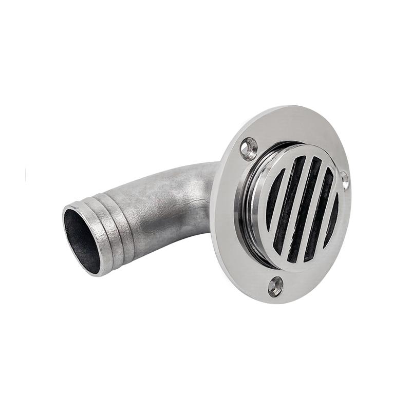 AndyMarine Stainless Steel Durable Deck Drain Cockpit Drain Scupper Plug Drainage Boat Accessories Marine Hardware