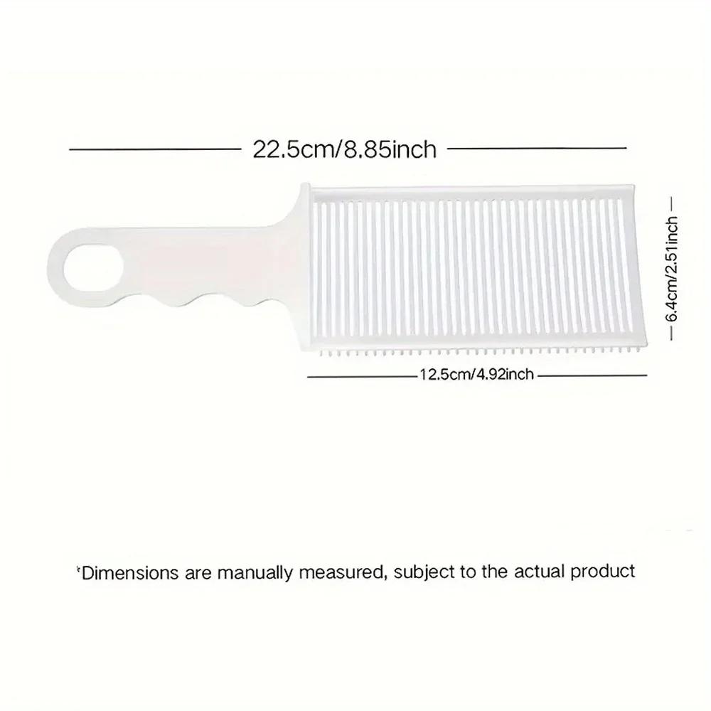 Расческа для выцветания, профессиональная парикмахерская машинка для стрижки, расческа для стрижки волос с плоской вершиной для мужчин, термостойкая щетка для выцветания, инструмент для салонной укладки