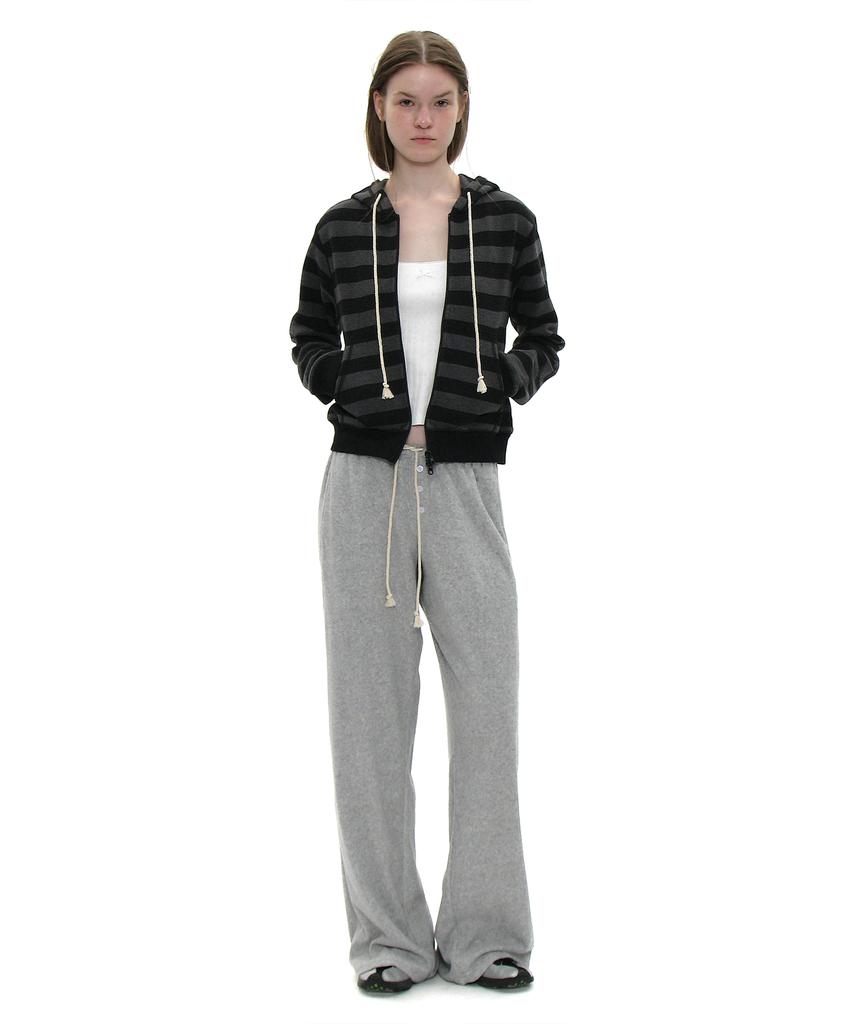 PARTIMENTO WOMEN Pwc Button Wide Leg Jersey Pants_8 Colors
