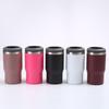 14oz Stainless Steel Travel Tumbler With Double Lid Insulated Beer Cup Car Office Outdoor Use