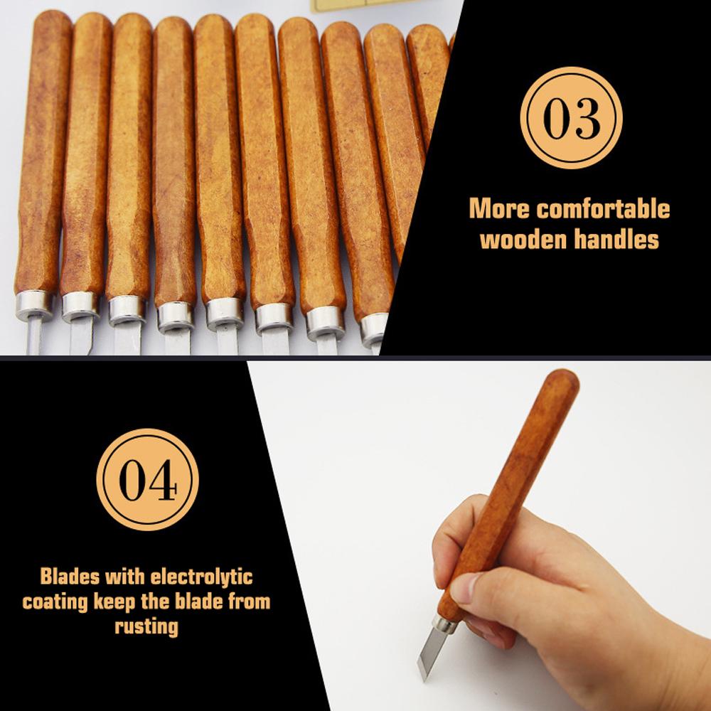 12 шт. DIY резак по дереву, скульптура, инструменты для резьбы по дереву, деревообработка, хобби, искусство, ремесла, фрезы