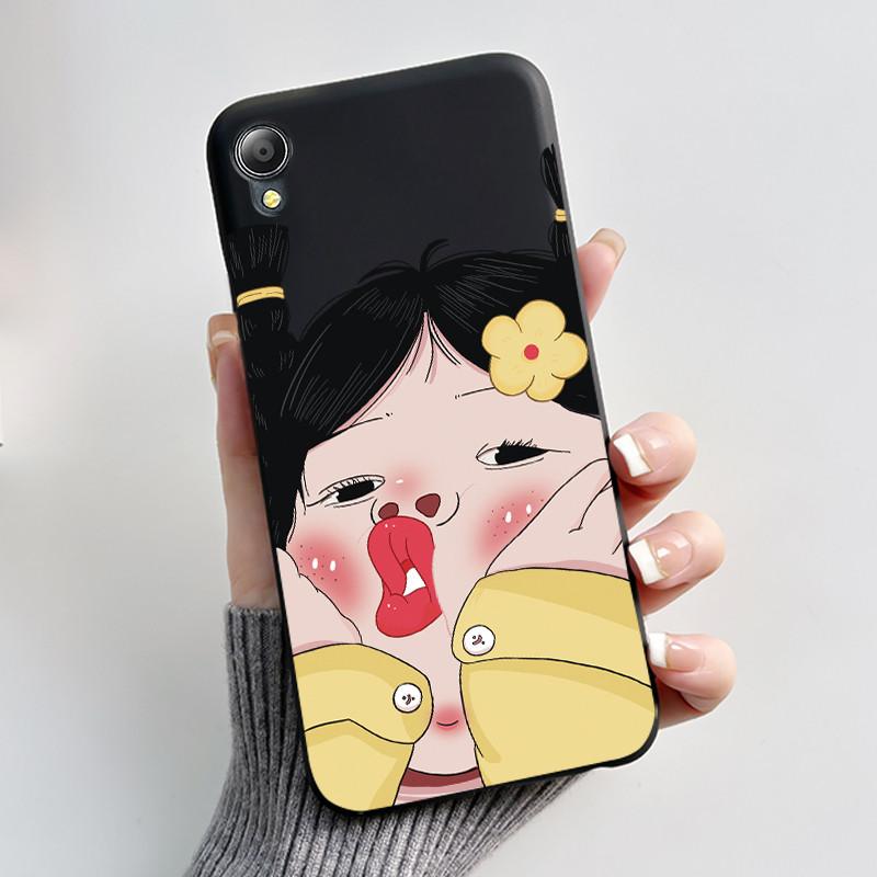 For Asus ZenFone Live (L1) ZA550KL Case Capa Cute Cartoon Printing Shell Coque Protective Cover Soft Silicone Black Phone Casing