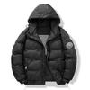 Зимняя куртка-пуховик, мужская куртка-пуховик с капюшоном, популярная куртка-пуховик, теплая куртка-пуховик