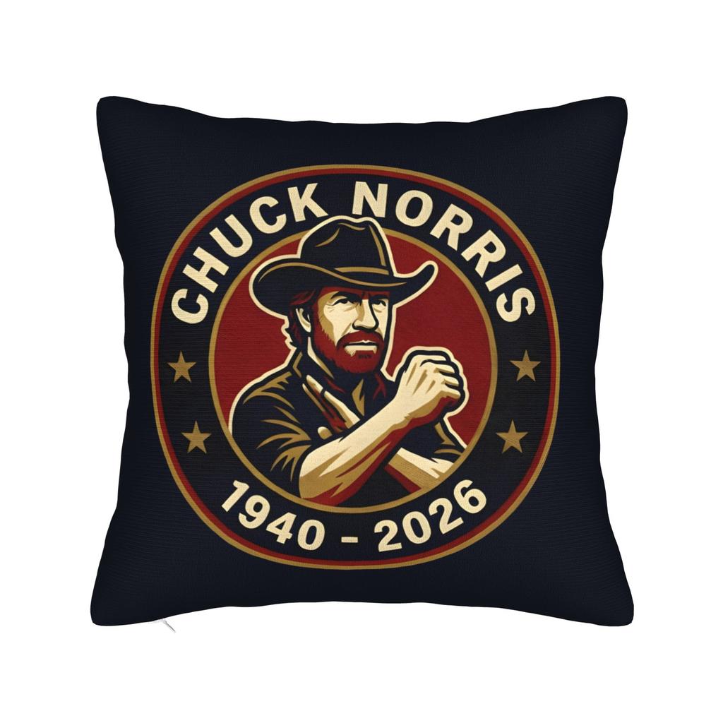 Remember Chuck Norris Throw Pillow Cover Polyester Decorative Pillow Creative Pillowcase