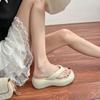 Summer new platform slippers women wear high-end temperament flip-flops 2025 women's sexy women's shoes versatile