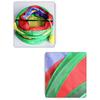 Hamster Tunnel Colorful Fun Foldable Guinea Pig Tunnel with Plush Ball for Hamster Rabbit Small Pet Guinea Pig
