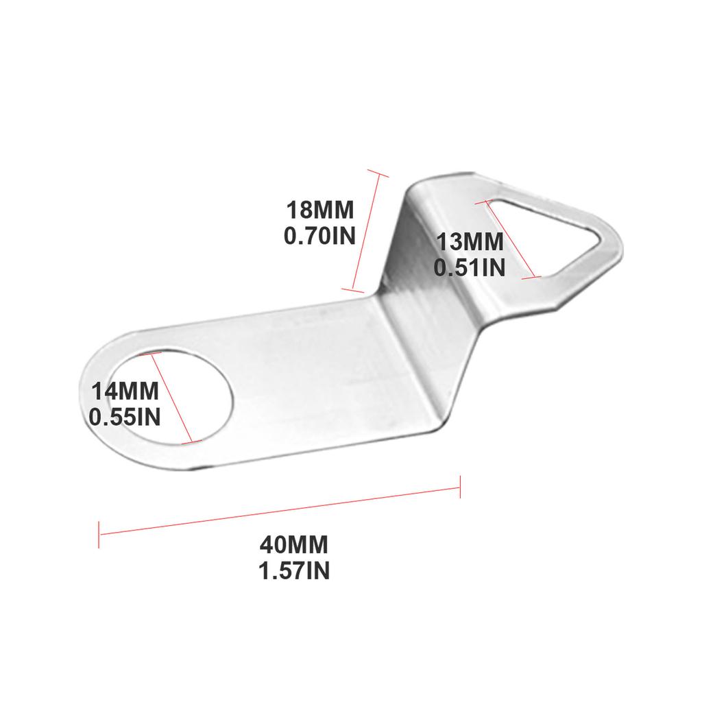 Wall Clock Metal Hooks 20pcs/set Watch Mechanism Movement Interior Parts for Clockwork Repair Insert DIY Accessories