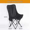 Portable High-Back Moon Folding Chair