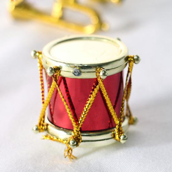 Мини Музыкальный Инструмент Имитация Сцены Аксессуары Пластиковый Барабан Музыкальная Труба Модель Саксофона Игрушка для Кукольного Домика