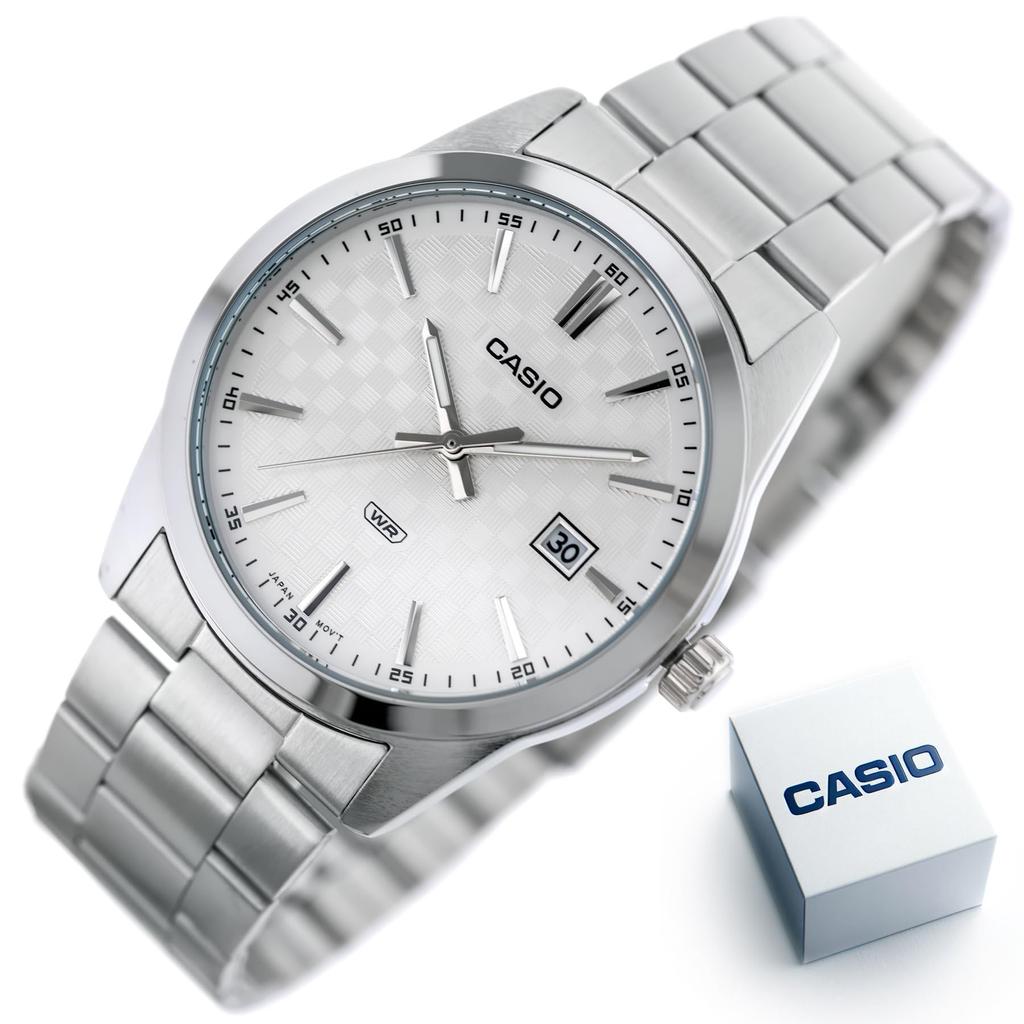 Часы Casio Аналоговые Белый Циферблат Белые Мужские - MTP-VD03D-7AUDF Белый,