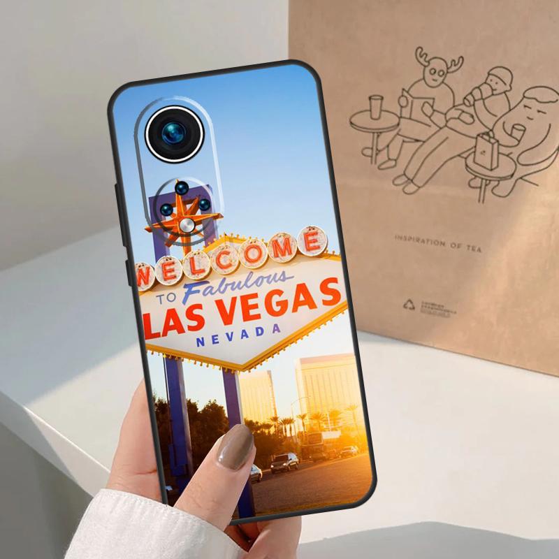 Лас-Вегас Знак СВЕТЫ Невада Рим Для Honor Магический 8 5 6 7 Pro Чехол Для Honor 400 200 Lite 50 70 90 X8c X8b X9a X9b X9c X9d Win