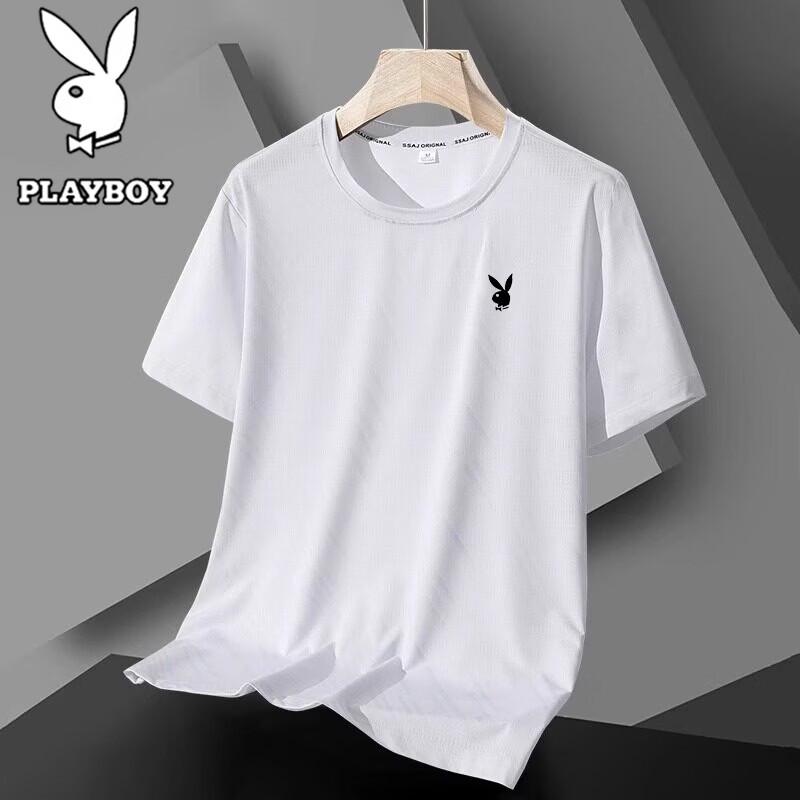 PLAYBOY Мужская футболка с коротким рукавом Ice-Cool с функцией быстрого высыхания
