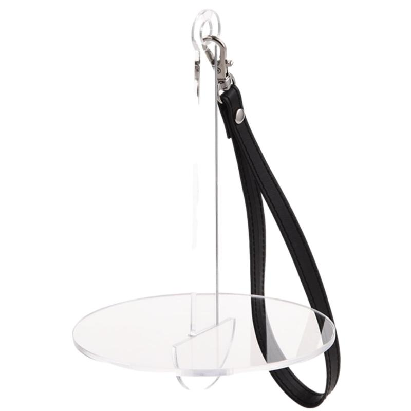 String Dispenser Holder Acrylic Detachable Leather Wrist Yarn Holder Reusable Yarn Minder for Home Lightweight Yarn Ball