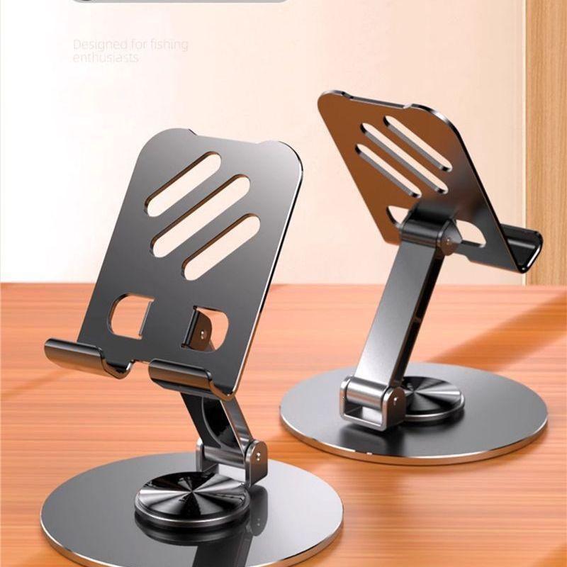 360° Adjustable All-Metal Phone & Tablet Holder - Perfect for Desktop Use & Live Streaming