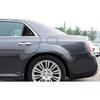 Подходит для Chrysler 300 / 300C 2011-2022 ABS Жалюзи на заднее стекло Панель-крышка Треугольная накладка на стекло Внешние автомобильные аксессуары (черный)