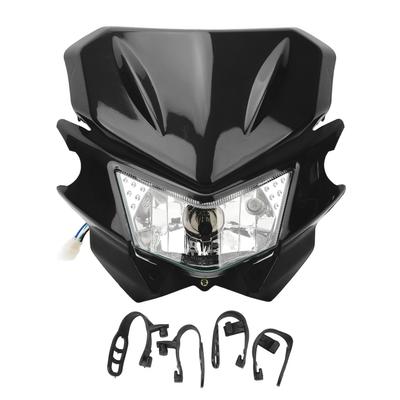 Передняя фара мотоцикла H4 Интерфейс LED Водонепроницаемая фара DRL для KLX 110 125 150 230 250