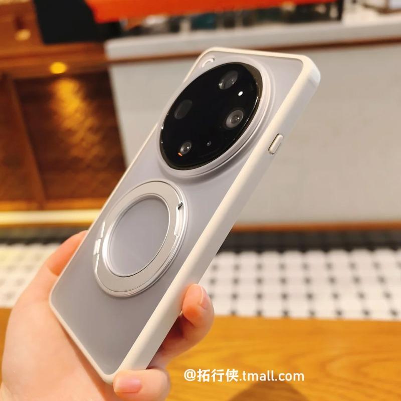 Чехол для OPPO Find X9 Ultra Модный Магнитный 360° Кольцо Для MagSafe Матовый Прозрачный Акриловый Чехол Легкий Пылезащитный Бампер