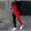 Autumn Men's Long Sleeved T-shirt Casual Vacation Street Fashion 3D Bee Honeycomb Sportswear Pants Set Latest 2-piece Set