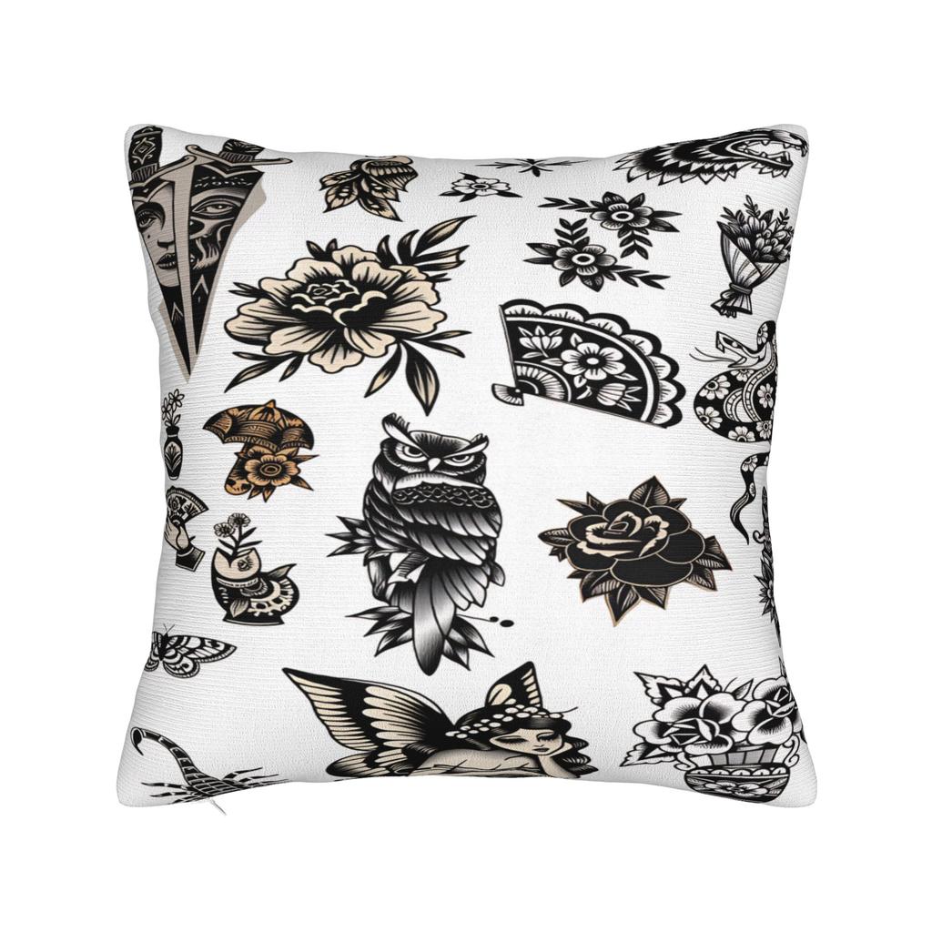 Pillow Cover Flying Leaping Pig Funny Pillow Case For Living Room Sofa Pillowcases