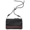 Prada shoulder bag Re-Nylon Speedrock zipper closure enamel metal triangle logo adjustable removable woven strap fabric and leather men's black