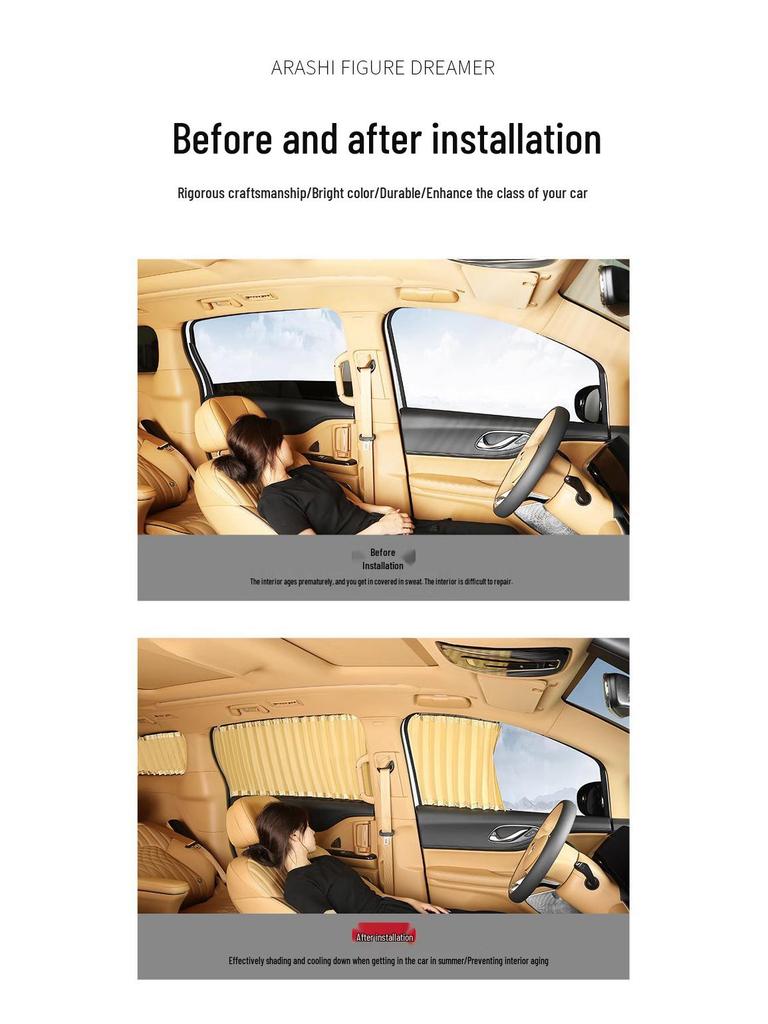 Baojun 360 Пользовательские шторки-солнцезащитные экраны на окна автомобиля