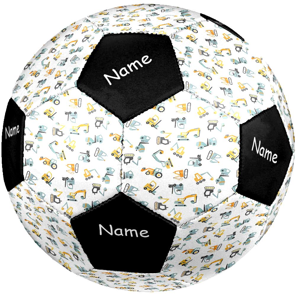 Custom Name excavator Theme Size 5 Soccer Ball, Suitable for Both Indoor and Outdoor Matches, a Gift Suitable for Everyone.