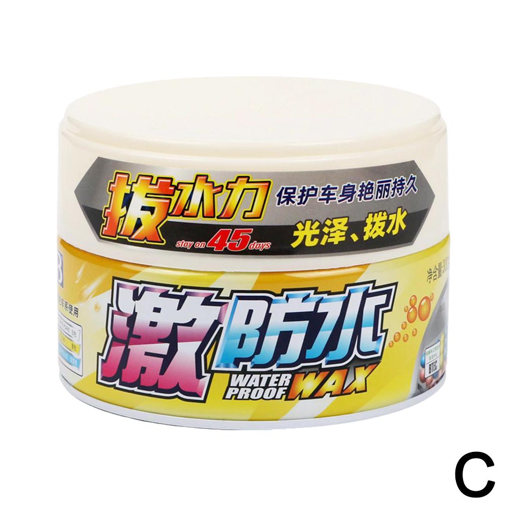Soft 99 Waterproof Coated Solid Wax, Water Block Wax Waterproof Cleaning Wax W65 Car Car 300g Accessories I5N4