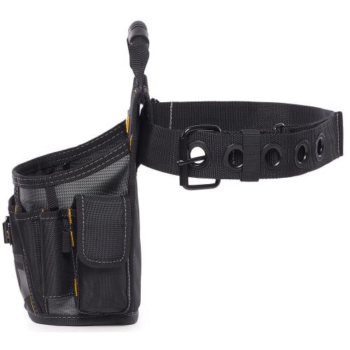 TOUGHBUILT Utility Pouch and Tool Belt - Heavy-Duty Deluxe Premium Quality Durable - Adjustable Belt Size - (TB-316-2)