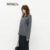 MO&Co. 2025 Spring Cashmere Blend Embroidered Sweater