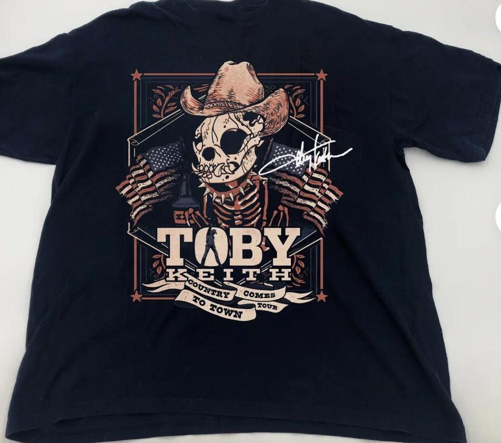 SALE Toby Keith Country Comes To Town Gift For Fan Full Size T-shirt Unisex T-Shirt