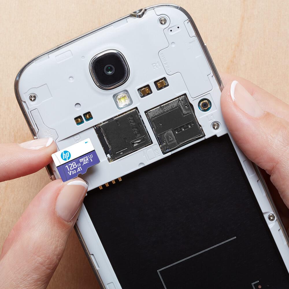 HP Карта памяти Micro SD 128/64 ГБ TF-карты 512 ГБ флэш-памяти U3 4K Microsd для планшетных смартфонов