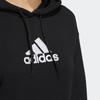 Adidas Толстовка с длинным рукавом с логотипом Essential, женские топы, черный HM7069