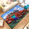 Block Style S-Sandbox Pixel Game Cartoon Soft Non-Slip Large Area Rug for Living Room,Bedroom Carpet Mat for Sofa,Home Decor