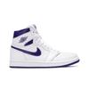 Air 1 Retro High OG PreSchool 'Court Purple' (Unisex) White / Court Purple Kids' Basketball Shoes CU0449 151