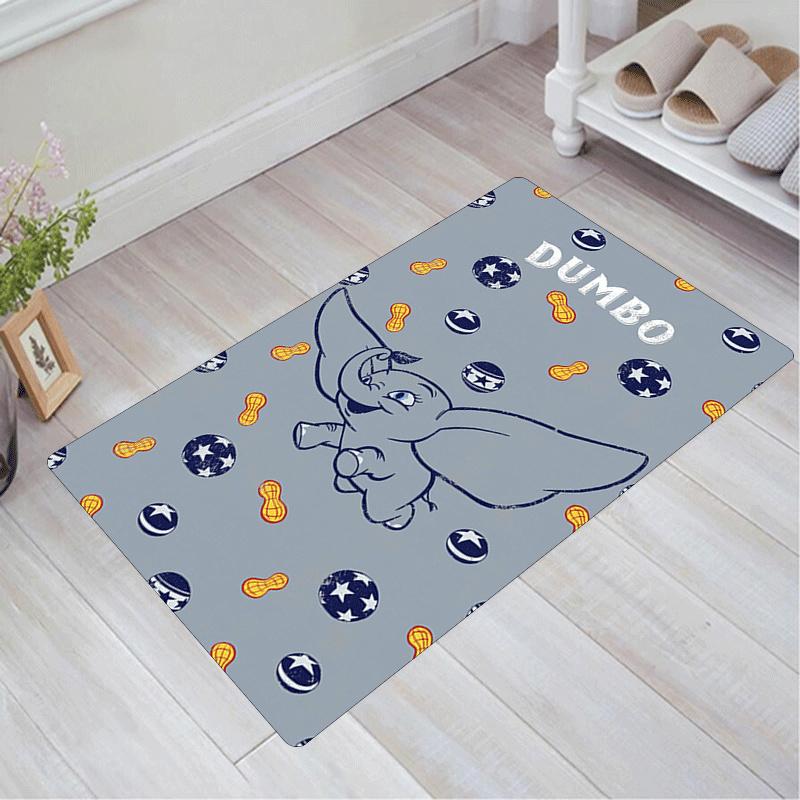 1pc Dumbo Pattern Area Rug Soft Flannel Floor Mat for Living Room,Office,Bedroom and Carpet,Sofa Coffee Table Floor Mat