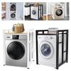 Стойка для стиральной и сушильной машины, Полка для хранения стиральной и сушильной машины, Регулируемая стойка-органайзер для ванной комнаты, Грузоподъемность 190 кг