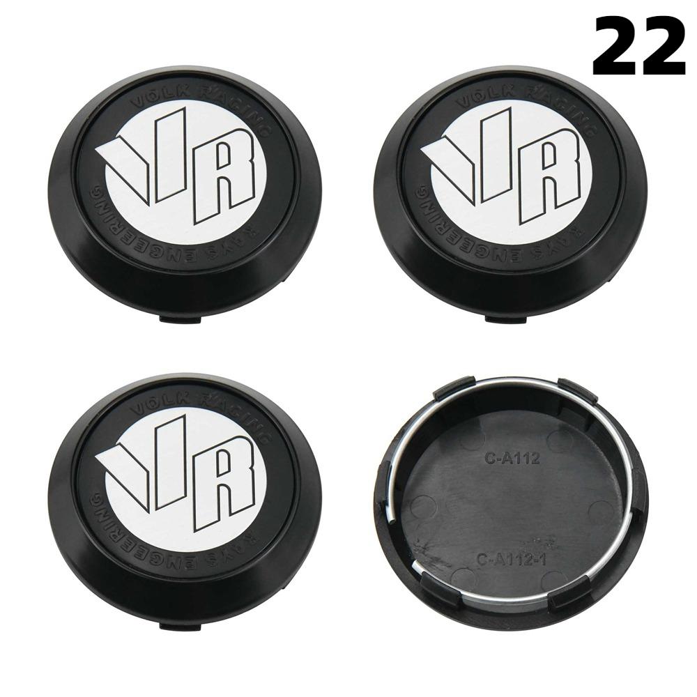 DBS3 4PCS New 64MM OD / 60MM ID Cap For Rims RAYS VOLK VR GRAM Emblem Wheel Center Cap Sport Car Logo Wheel Cover Hub caps