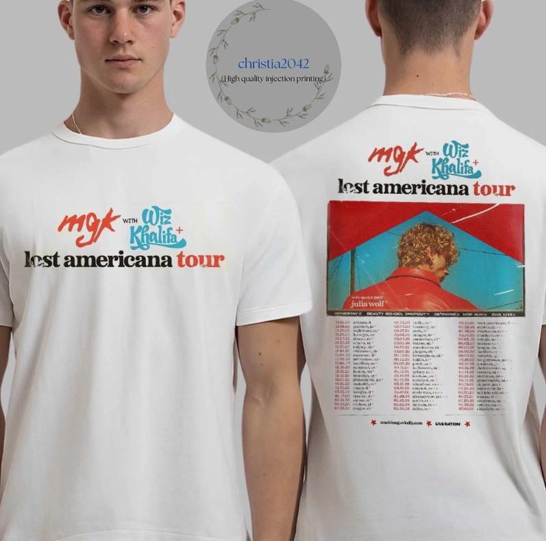 Machine Gun Kelly The Lost Americana World Tour 2026 Gift Fan Unisex T-shirt Unisex T-Shirt