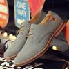 Fashion Autumn Men's Casual Shoes, British Single Shoes, Suede Suede Suede, Cowhide Sole, Plus Size Leather Shoes for Business
