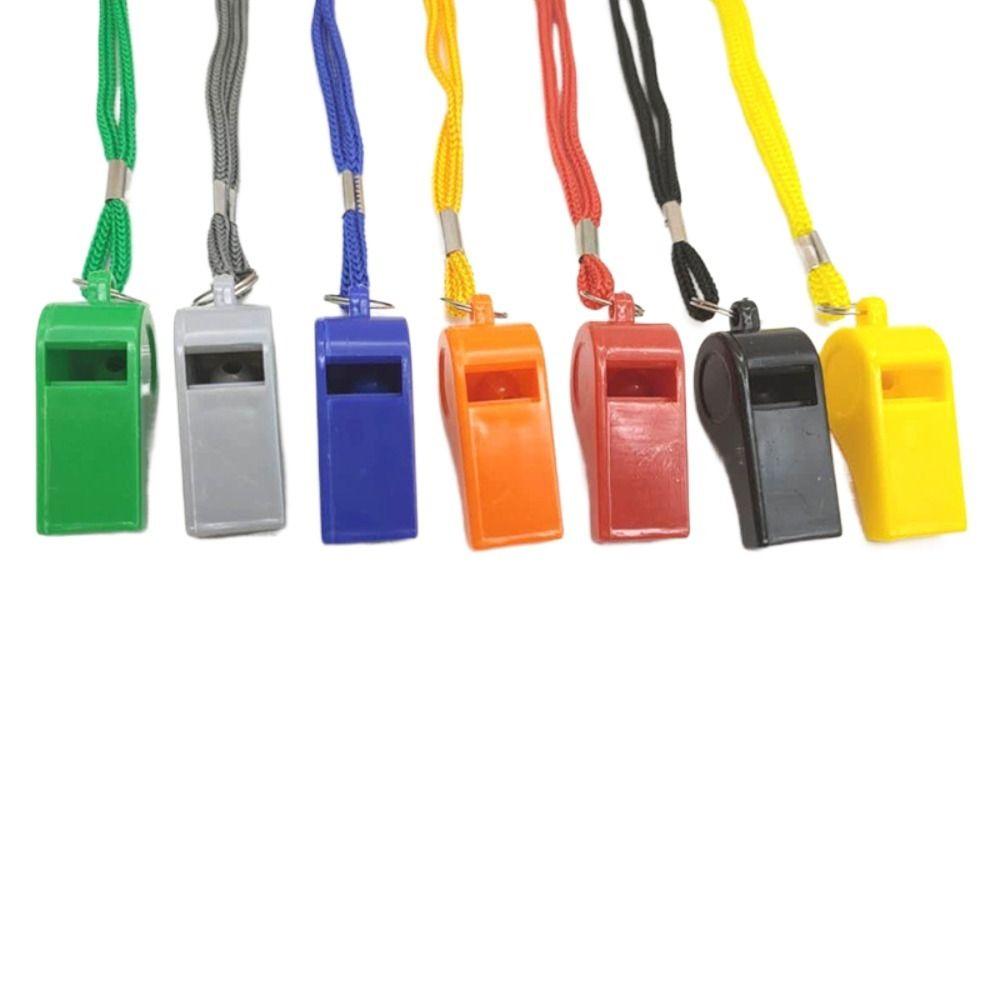 Football Soccer With Lanyard Cheerleading Tool Whistle Outdoor Survival Tool Referee Whistle