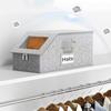 Transparent Lid Baseball Cap Storage Box Non-woven Fabric Ball Cap Storage Organizer  Closet