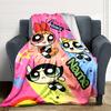 Custom Name Powerpuff Girls Adventure Party Blanket For Couch Bed Plush Cozy Fuzzy Blanket Super Soft Warm Blankets For Fall And Winter 0916297
