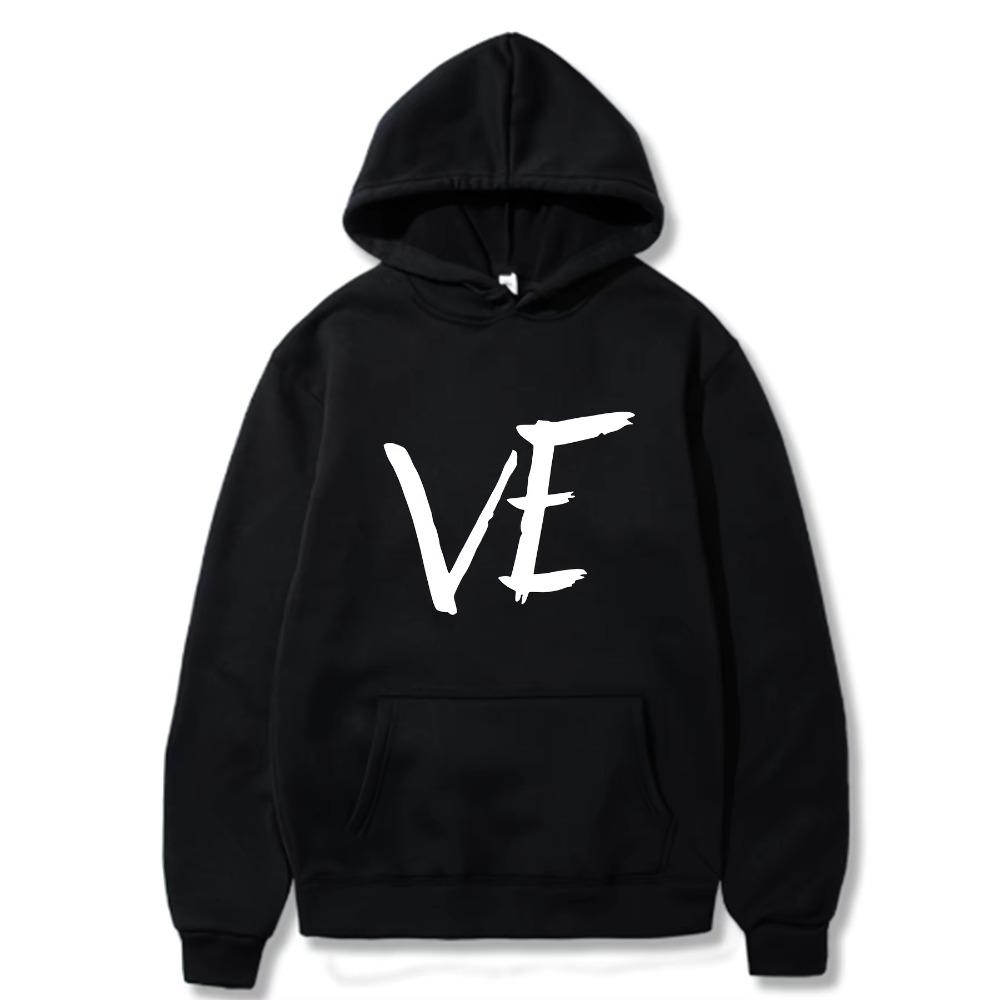 Unisex Couple Hoodies - Printed with LOVE Letter, His and Hers, Bride and Groom, Anniversary, Bridesmaid, Wife and Husband