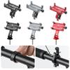 Bike Phone Holder Quick Attach/Detach Bicycle Mount Phone Holder Universal Bike Cycling Phone Clamp for 22.83 To 34.64 in Phone