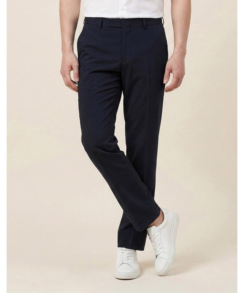 TREMOLO Nylon Spandex Navy Pants_Trndlym3311