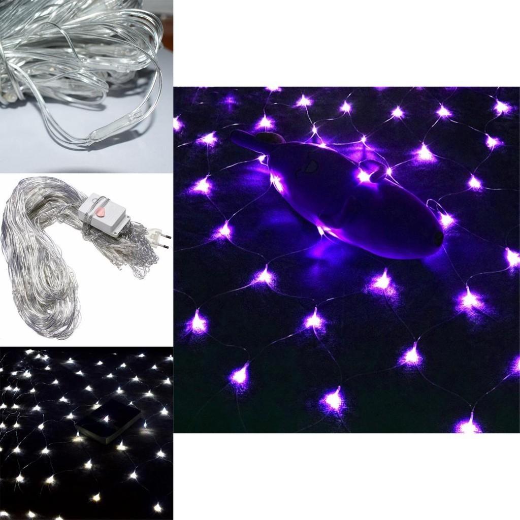 Christmas Net Mesh Fairy String Lights Xmas Party Outdoor 3m2m 200led Eu Us
